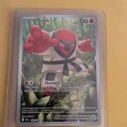 Pokemon TCG Throh Illustration Rare Card 128/086 Black Bolt - Image 1