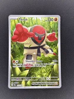 Pokemon TCG Throh Black Bolt Illustration Rare Card 128/086 - Image 1