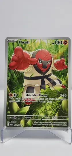 Pokemon TCG Throh 128/086 Illustration Rare Black Bolt IR NM/M - Image 1
