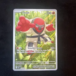Pokemon TCG Throh Black Bolt Illustration Rare Card 128/086 - Image 1