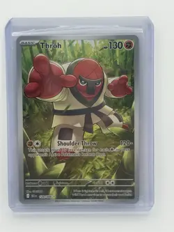 Throh 128/086 Illustration Rare Holo Pokemon TCG Black Bolt Card - Image 1