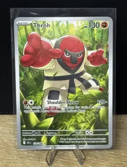 Pokemon TCG Throh 128/086 Sv: Black Bolt Illustration Rare Holo English 2025 - Image 1