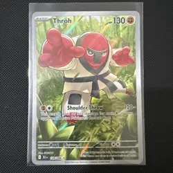 Pokemon TCG Throh Black Bolt Illustration Rare Card 128/086 Pack - Image 1