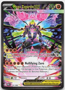 Mega Zygarde ex 120/088 Holo Special Illustration Rare Perfect Order Pokemon NM - Image 1