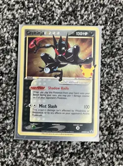 Pokemon Greninja Gold Star SWSH144 Celebrations Promo Card PSA 9 Mint - Image 3