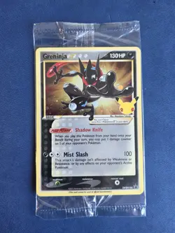 Greninja Gold Star SWSH144 Pokemon Card Celebrations Promo 2021 - Sealed - Image 1