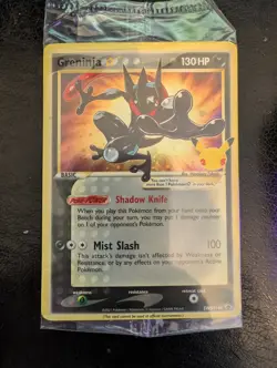 Greninja Gold Star SWSH144 - Ultra Rare Promo - Celebrations Pokemon Card SEALED - Image 1