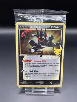Greninja Gold Star SWSH144 - Ultra Rare Promo - Celebrations Pokemon Card SEALED - Image 1
