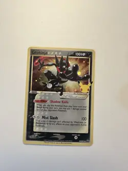 Pokemon TCG Greninja Gold Star SWSH144 25th Celebrations Promo Card - Image 1