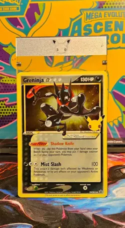 Pokemon Greninja Black Star Promo Card SWSH144 25th Anniversary Celebrations - Image 1