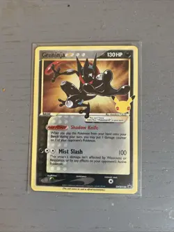 Pokemon Greninja TCG Gold Star SWSH144 25th Celebrations Promo Card #3 - Image 1