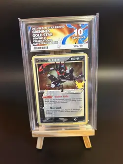 ACE 10 Pokemon TCG Greninja ⭐Gold Star⭐ SWSH144 25th Celebrations Promo Card - Image 1