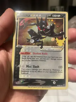 Pokemon TCG Greninja Gold Star SWSH144 25th Celebrations Promo Card - Image 2