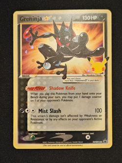 Pokemon TCG Greninja Gold Star SWSH144 25th Celebrations Promo Card - Image 1