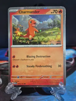 Charmander 004/165 Pokemon TCG COSMOS HOLO Promo - Scarlet & Violet 151 NM/M - Image 1