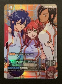 Gundam Card Game - Nena Trinity (R+) - UNPLAYED - NM - Image 1