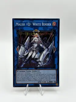 YU-GI-OH! Maliss Q White Binder CRBR-EN019 Super Rare 1st Edition - Image 1