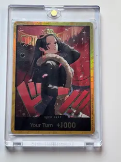DON!! Card (Boa Hancock) (Gold) Extra Booster: One Piece Heroines Edition NM - Image 1