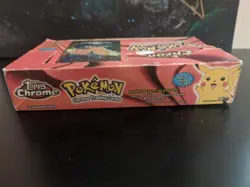 OPENED Pokemon Topps Chrome Series 1 Box + 30 Packs (For Display Only No Cards) - Image 3