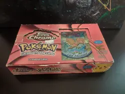 OPENED Pokemon Topps Chrome Series 1 Box + 30 Packs (For Display Only No Cards) - Image 4