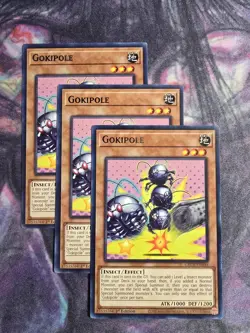 Yu-Gi-Oh 3X Gokipole 1st Edition NM The Grand Creators - Image 1