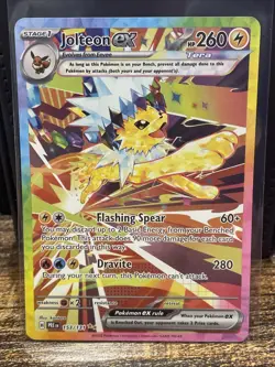 Pokemon Jolteon EX TCG Prismatic Evolutions Card 153/131 S&V - Image 1