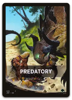 Predatory Theme Card #29 (NM) Jumpstart JMP Magic MTG - Image 1