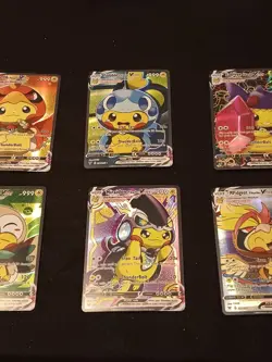 6Pikachu Pokemon Card Holo GX VSTAR VMAX GX EX Cosplay Art - Image 4
