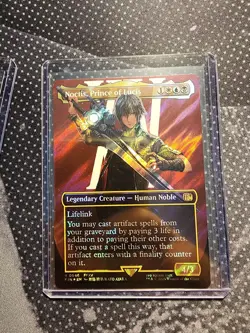 Noctis, Prince of Lucis MTG Final Fantasy Borderless Surge Foil mint CLEAN - Image 1