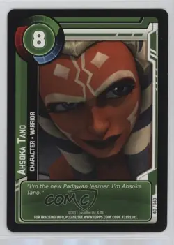 2011 Star Wars: Clone Wars Adventures Trading Card Game Ahsoka Tano #40 - Image 1