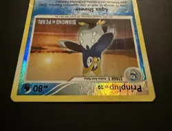 Pokemon Diamond and Pearl Prinplup Reverse Holo Stamped Card 58/130 DPBP - HP - Image 3