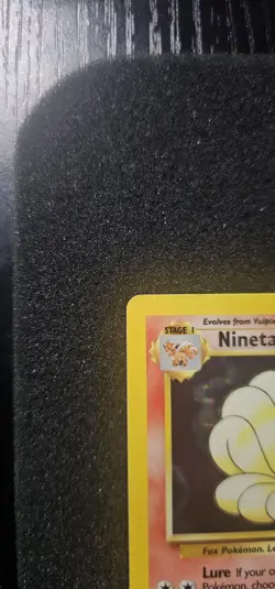 Ninetales Holo Rare Base Set 12/102 1999 Vintage Pokemon Card, Unlimited - Image 3