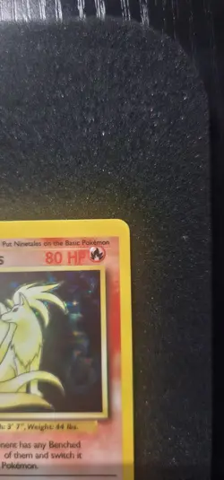 Ninetales Holo Rare Base Set 12/102 1999 Vintage Pokemon Card, Unlimited - Image 4