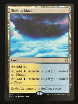 1x MTG Nimbus Maze - Commander: Adventures in the Forgotten Realms (AFC) #252 - Image 1