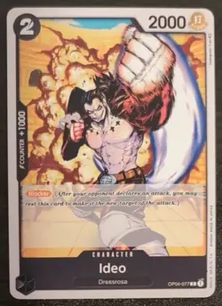 Ideo OP04-077 Kingdom of Intrigue English One Piece TCG Card Game Common - Image 1