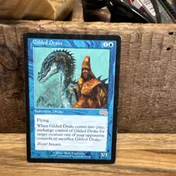 Wizards of the Coast MTG Gilded Drake Urza's Saga Reg EN Blue Rare 3/3 - Image 1