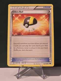 Ultra Ball 102/108 Uncommon Black & White Dark Explorers Pokemon TCG Card LP - Image 1