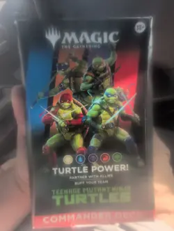 Sealed NEW Teenage Mutant Ninja Turtles Commander Deck Magic The Gathering MTG! - Image 1