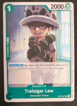 Trafalgar Law OP05-027 UC One Piece Card Game Awakening of the New Era English - Image 1