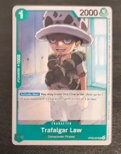 Trafalgar Law OP05-027 UC One Piece Card Game Awakening of the New Era English - Image 3
