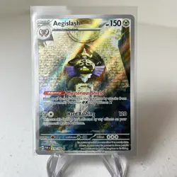 Aegislash 210/182 Paradox Rift Illustration Rare Holo Art Rare Pokemon Card TCG - Image 1