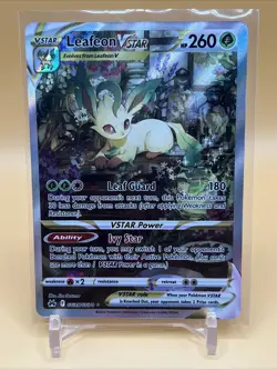 Leafeon VSTAR Crown Zenith: Galarian Gallery Ultra Rare Card #GG35/GG70 - Image 1