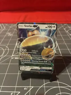 2016 Pokemon Snorlax GX SM05 Promo Card - Image 1