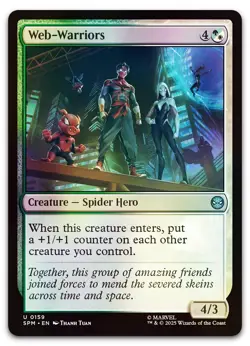 Web-Warriors #159 (Foil) (NM) Spider-Man SPM Magic MTG - Image 1