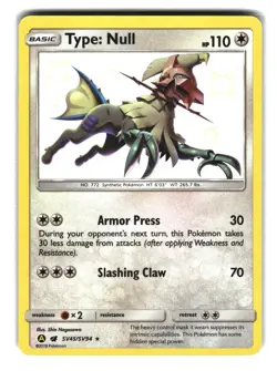 Type: Null Reverse Holo Rare SV45/SV94 Star Hidden Fates English Pokemon Card - Image 1
