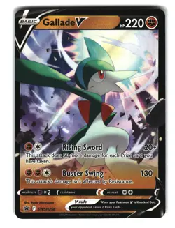 Gallade V Holo Rare SWSH258 Black Star Promo Pokemon Card - Image 1