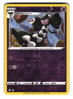 Gothitelle 075/189 Reverse Holo Darkness Ablaze Pokemon Card NM - Image 1