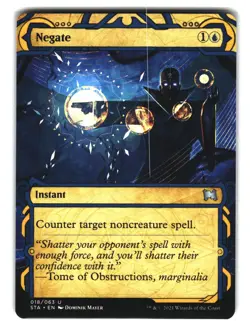 Negate 018/063 Mystical Archive STA MTG Card Uncommon NM - Image 1