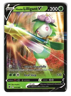 Hisuian Lilligant V Holo Rare 017/189 Astral Radiance Pokemon Card - Image 1