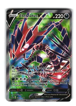 Eternatus V SWSH044 Holo Black Star Promo Pokemon Card - Image 1